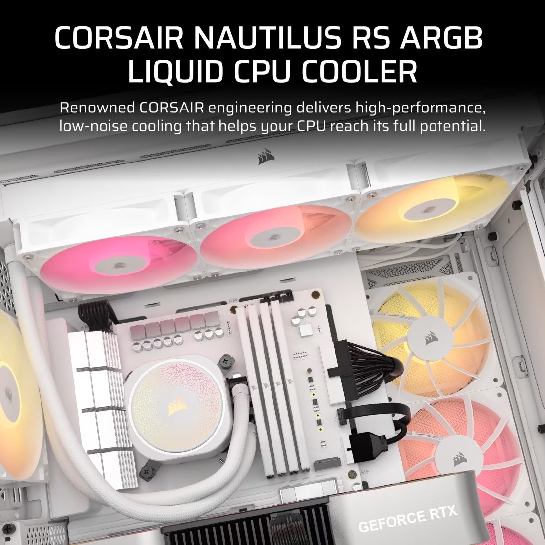 NAUTILUS 360 RS ARGB Liquid CPU Cooler – White - gallery image