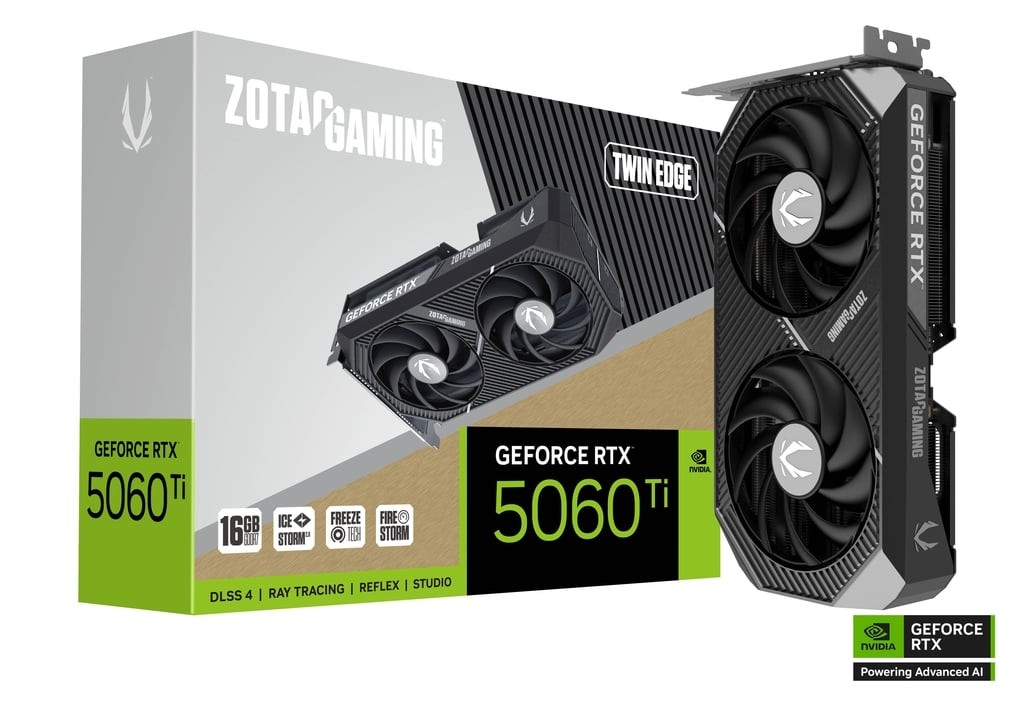ZOTAC, NVIDIA ZOTAC GAMING GeForce RTX 5060 Ti 16GB Twin Edge